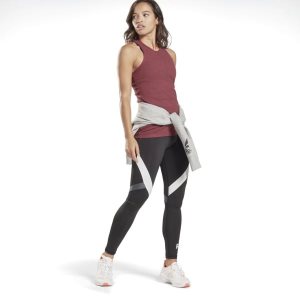 Reebok Training Essentials Ribbed Muskelshirt Damen - Bordeaux - DE 976-FIK